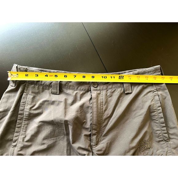 TNF The North Face Men's Shorts Gray, Grey, Size34 Quick Dry Performance Fabric - Picture 10 of 11